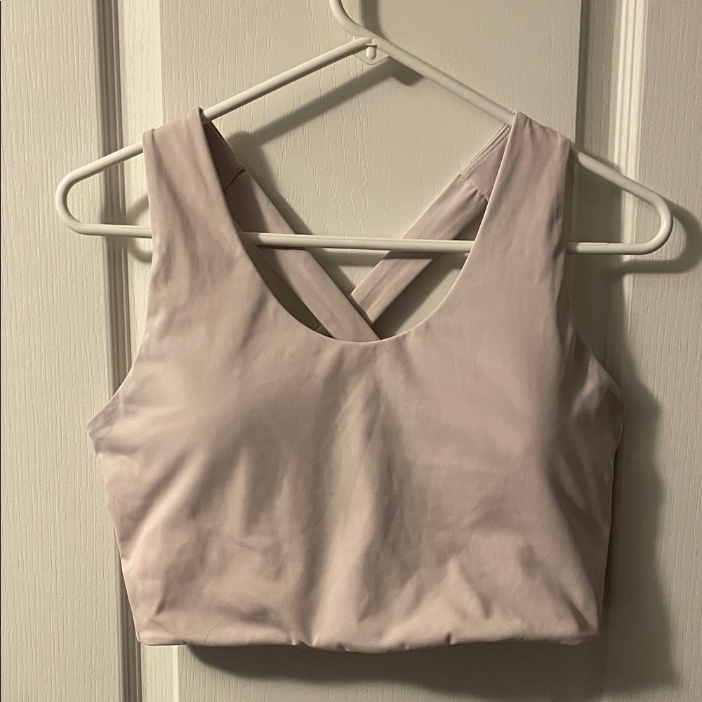 Light Pink Sleeveless Crop Top